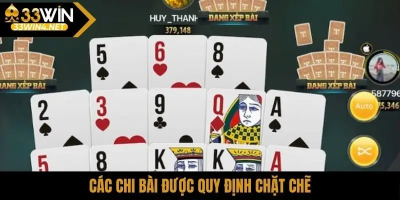 Các chi bài được quy định chặt chẽ