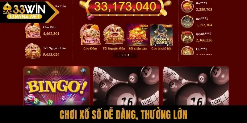 Chơi xổ số dễ dàng, thưởng lớn